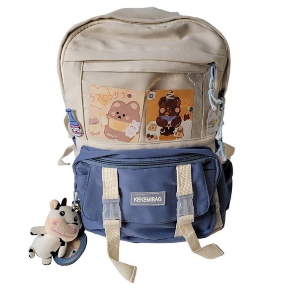 Kawaii Korea Style Soft Pastel Backpack - Picture 1 of 16